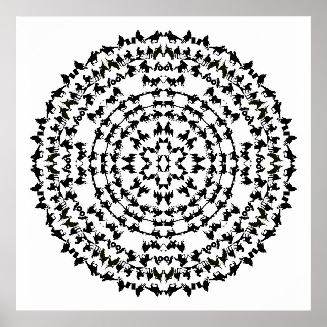 Affiche Rocking R Rodeo Mandala 1 (Devant)