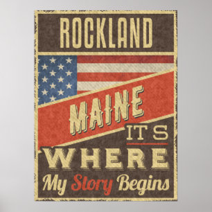 Affiche Rockland Maine