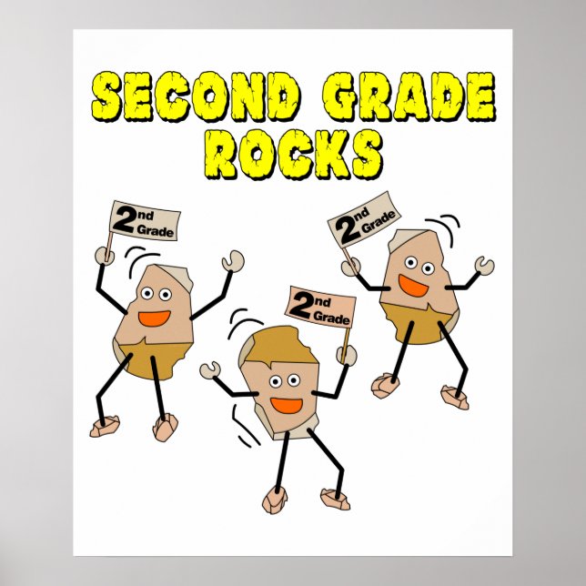 Affiche Rocks de deuxième année (Devant)