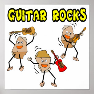 Affiche Rocks de guitare