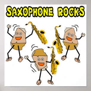 Affiche Rocks saxophones