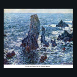 Affiche Rocks sur Belle-Île par Claude Monet<br><div class="desc">Ce tableau intitulé Rocks on Belle-Ile de Claude Monet est réalisé par le célèbre artiste Claude Monet. A propos de Claude Monet Claude Monet a été le fondateur du style de peinture impressionniste français ; Rocks on Belle-Ile par Claude Monet le praticien le plus cohérent et le plus prolifique de...</div>