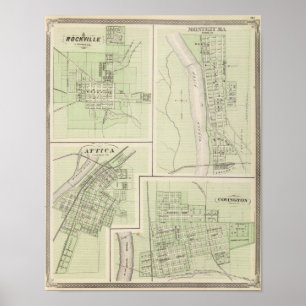 Affiche Rockville, Parke Co, Montezuma, Parke Co