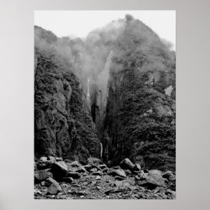 Affiche Rocky Cliffs at Fox Glacier