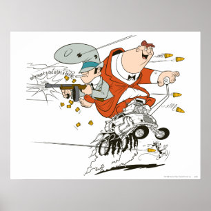 Affiche Rocky et Mugsy Rat a tat tat tat
