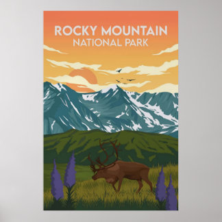 Affiche Rocky Mountain