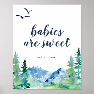 Affiche Rocky Mountain Baby sont doux Profitez d'un signe