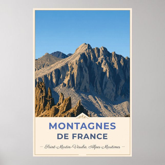 Affiche Rocky Summits of the French Alps (Devant)