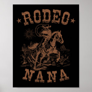 Affiche Rodeo Nana Western Cowboy Famille qui correspond à