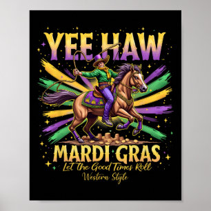 Affiche Rodeo Parade Festive porter costume Vintage Yee Ha