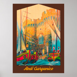 Affiche Rodi Garganico, Italie