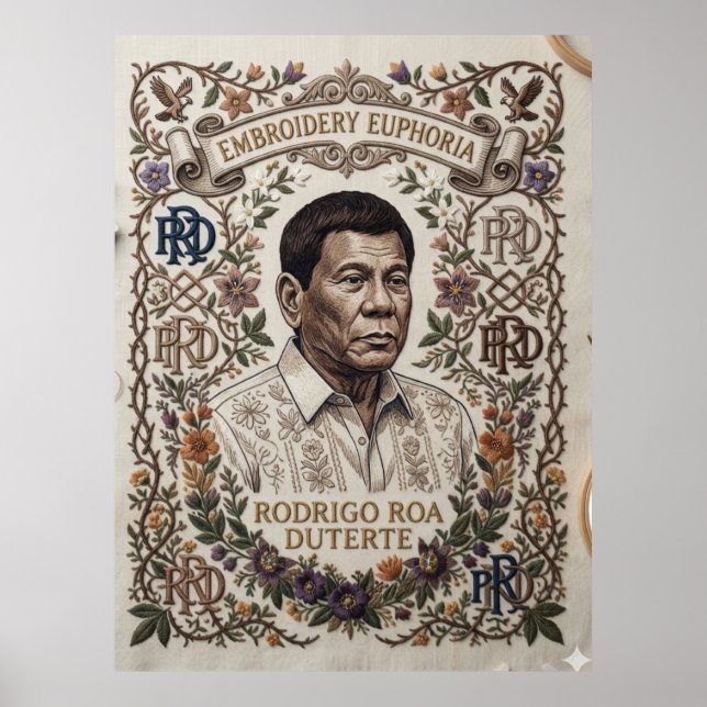 Affiche RODRIGO ROA DUTERTE-Président de l'amour des Phili (Devant)