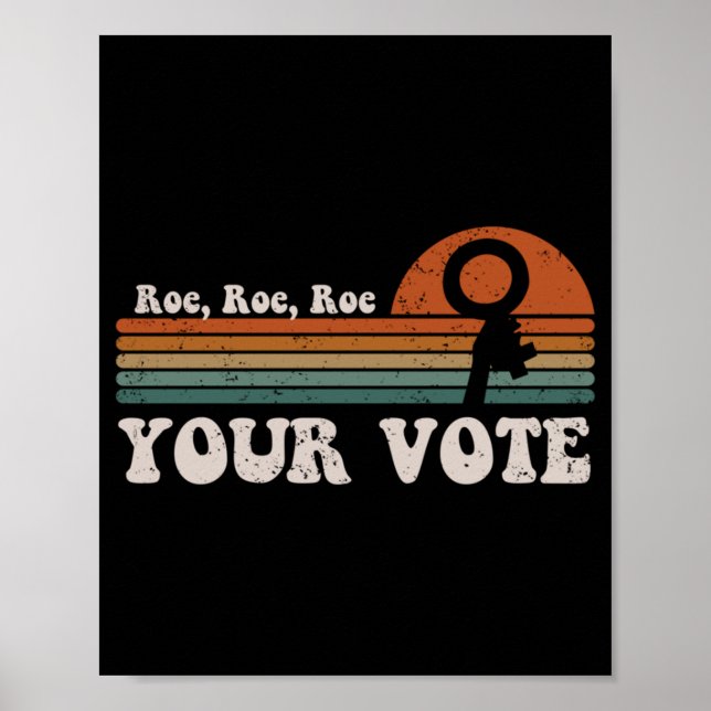 Affiche Roe Roe Roe Votre Vote 69 (Devant)