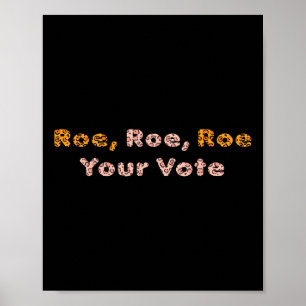Affiche Roe Roe Votre Vote Pro Choice Femmes