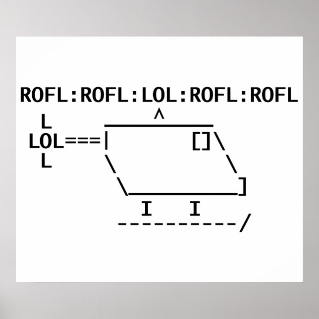 Affiche ROFLcopter (Devant)