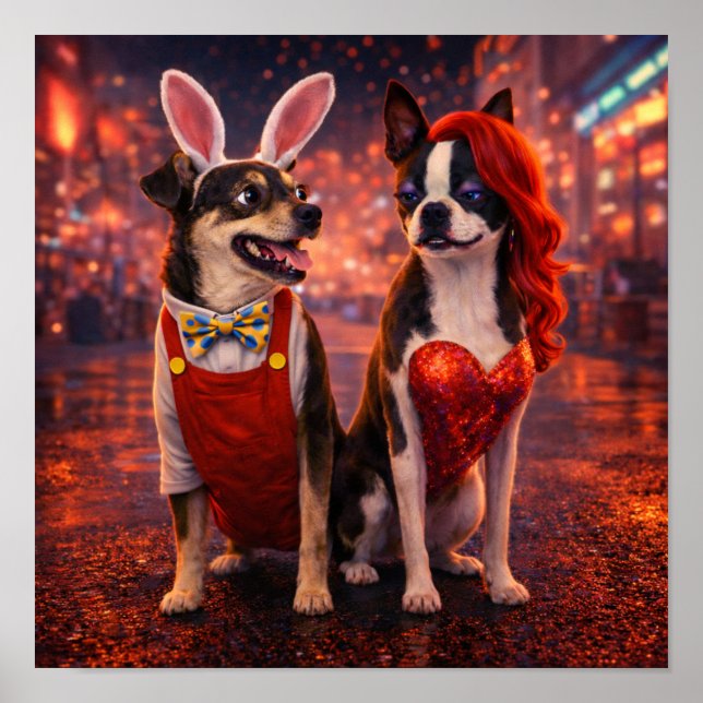 Affiche "Roger & Jessica" (Devant)