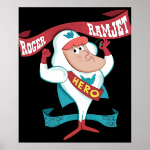 Affiche Roger Ramjet héros de notre nation