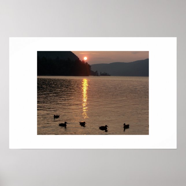 AFFICHE ROGERS ROCK LAC GEORGE NY (Devant)