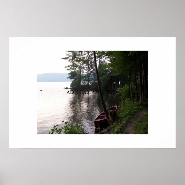 AFFICHE ROGERS ROCK LAC GEORGE NY (Devant)