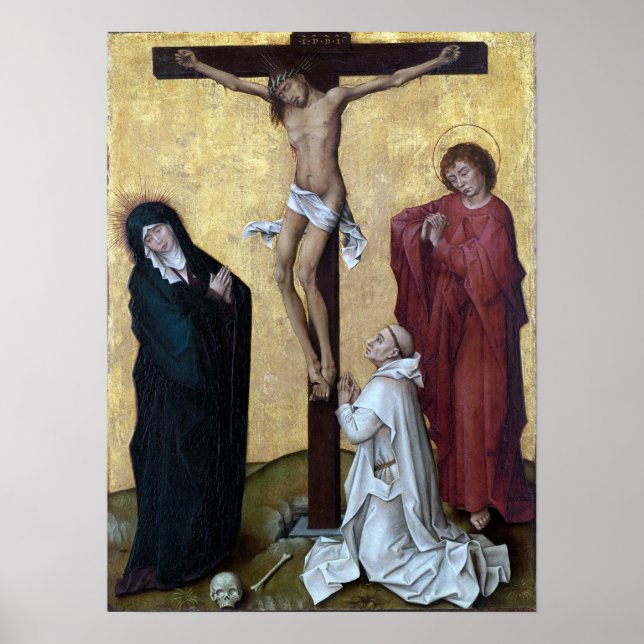 Affiche Rogier van der Weyden La Crucifixion (Devant)
