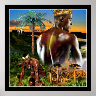 Affiche Roi africain