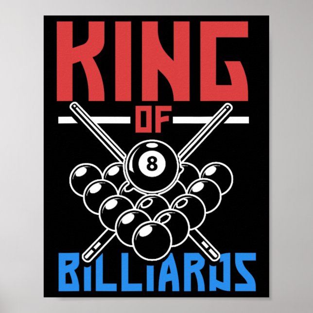 Affiche Roi De Billard Billard Billard Billard Billard Cue (Devant)