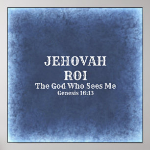 Affiche ROI de Jéhovah
