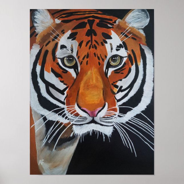 Affiche Roi de la jungle Peinture par Alfred Fox (Devant)
