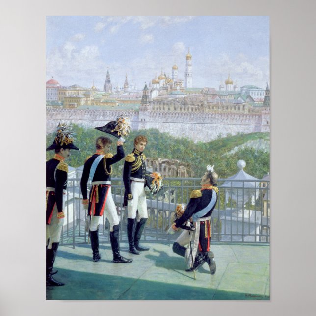 Affiche Roi de Prusse Friedrich Wilhelm II (Devant)