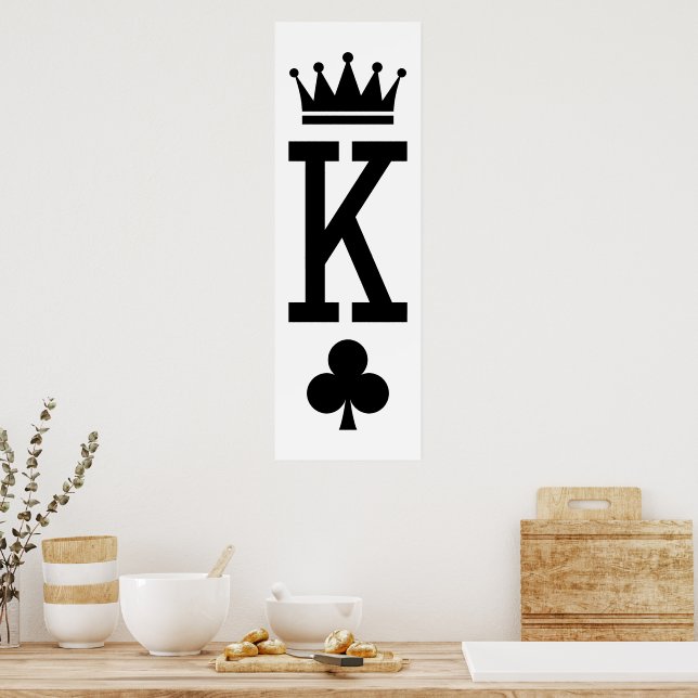 Affiche Roi des cartes (Cuisine)