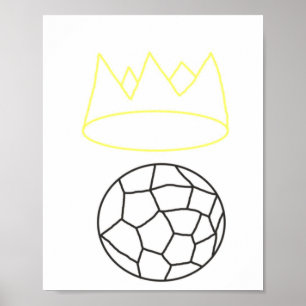 Affiche roi du dessin sportif