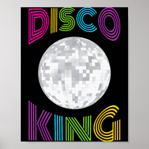 Affiche Roi du disco années 70 Costume Hommes Garçons