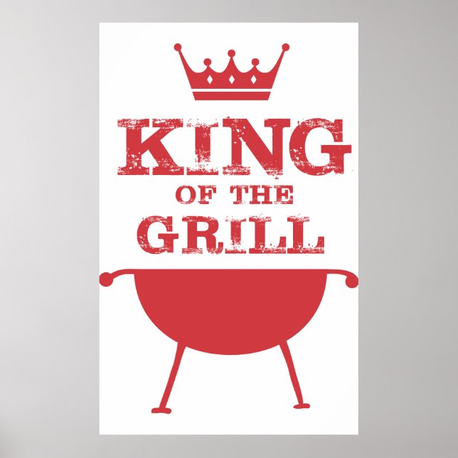 Affiche Roi Du Grill, Rouge (Devant)