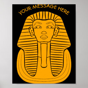Affiche Roi Tout Toutankhamon Égyptien Ancien Graphique T-