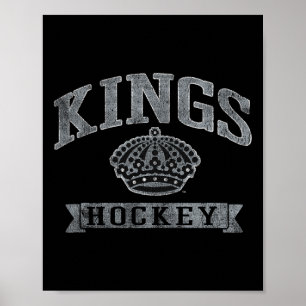 Affiche Rois de Los Angeles Hockey Vintage Dark Heather Ac