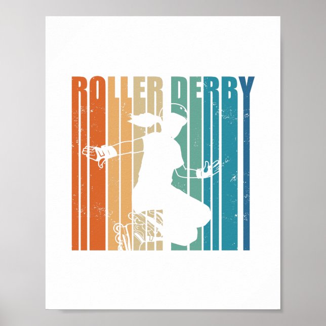 Affiche Roller Derby (Devant)