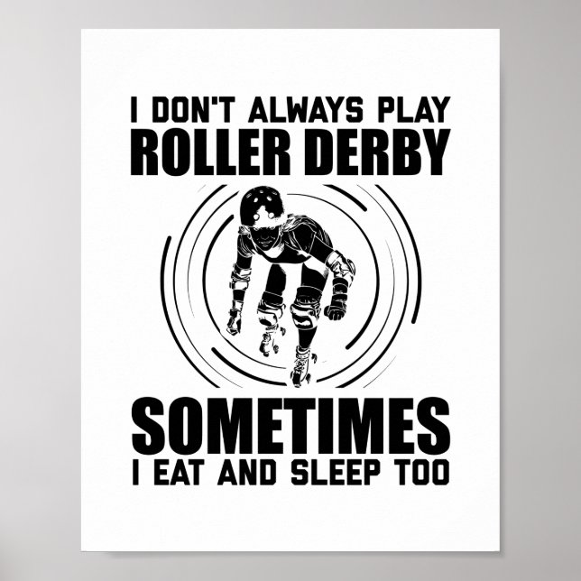 Affiche Roller Derby Sayings (Devant)