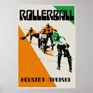 Affiche Rollerball Houston vs Madrid