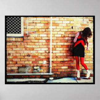 Affiche Rollergirl