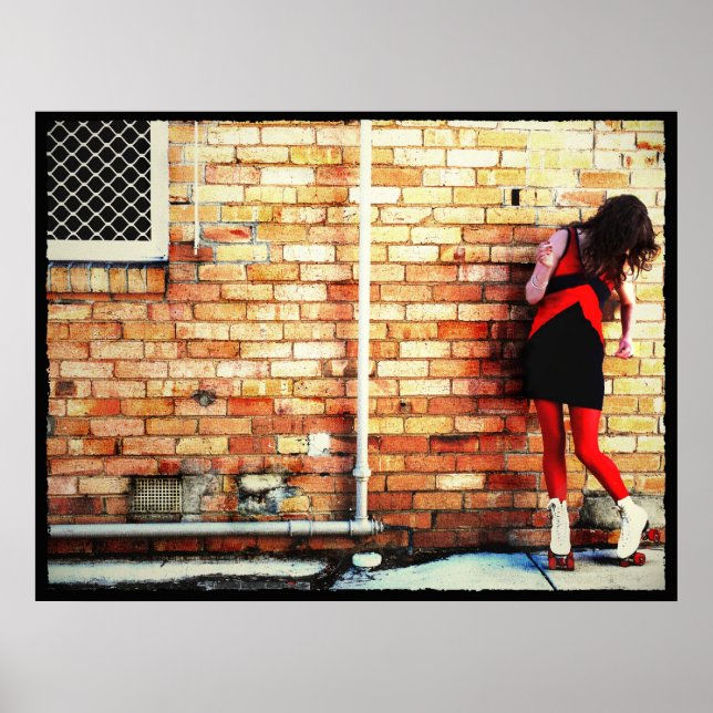 Affiche Rollergirl (Devant)