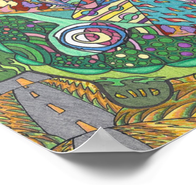 Affiche Rolling Hills of Turtles (Coin)