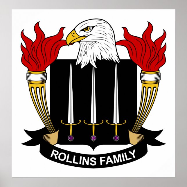 Affiche Rollins Family Crest (Devant)
