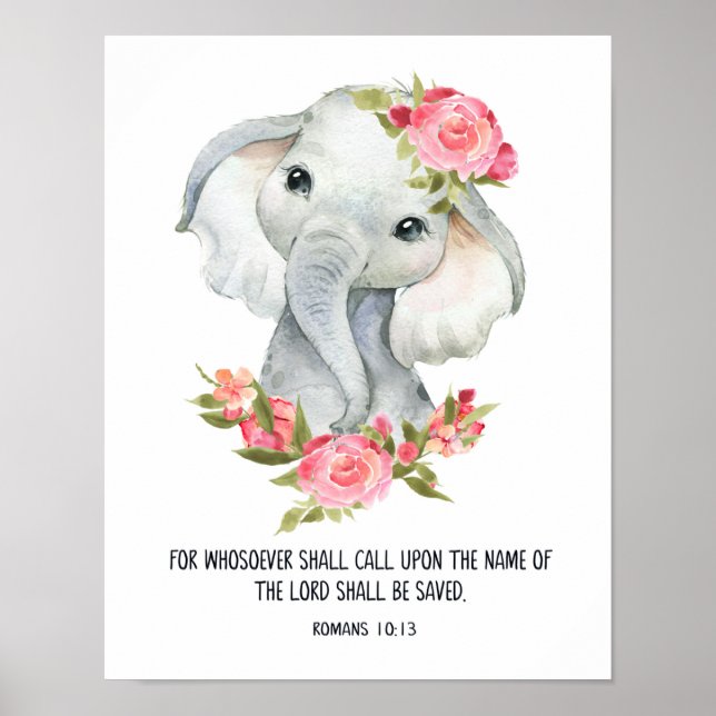 Affiche Romains 10:13, Sera Sauvé, Nom Du Seigneur, (Devant)