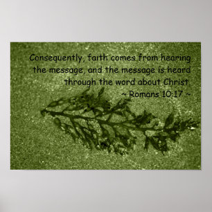 Affiche Romains 10:17