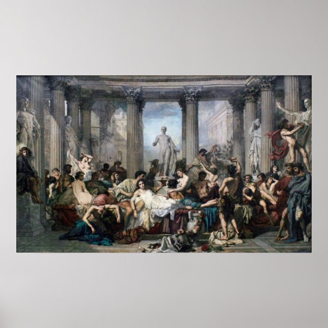 Affiche Romains dans la décadence de l'Empire (Devant)