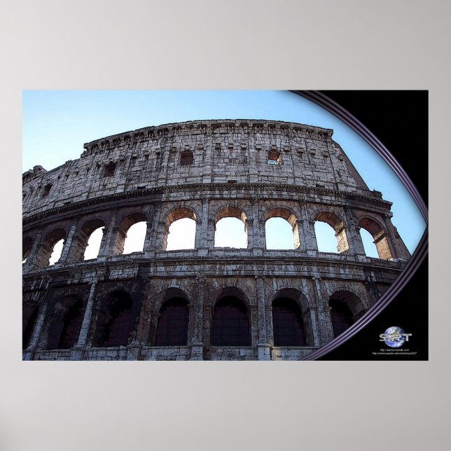 AFFICHE ROMAN COLISEUM (Devant)