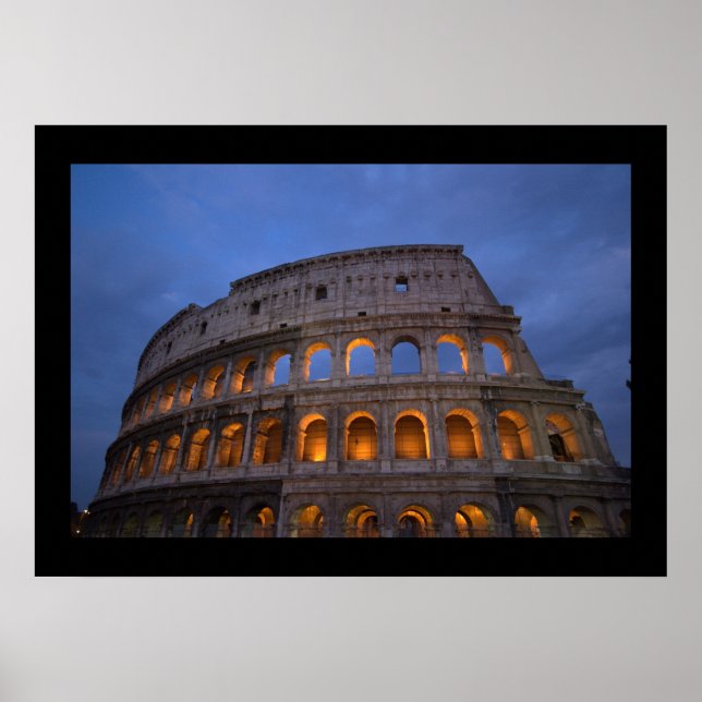 Affiche Roman Colosseum at Night (Devant)