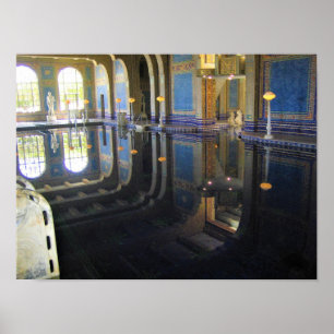 Affiche Roman Pool at Hearst Castle, Californie