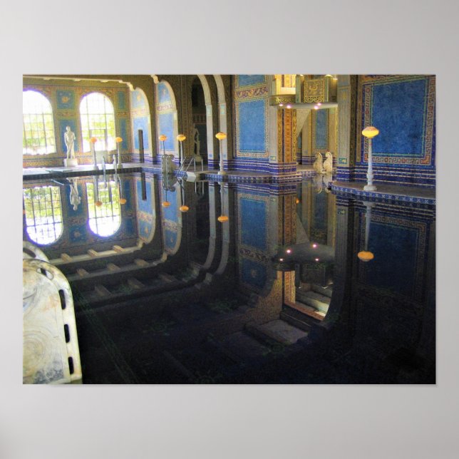 Affiche Roman Pool at Hearst Castle, Californie (Devant)