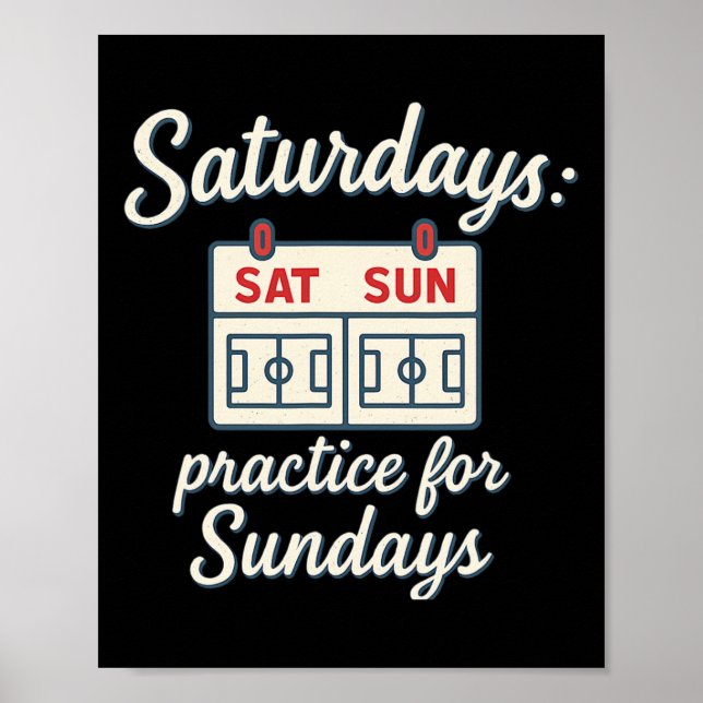 Affiche Roman pour parent de foot du dimanche pour entraîn (Devant)